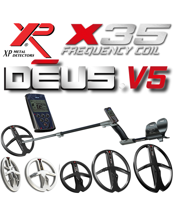 Металлоискатель XP Deus X35 v.5.21 (катушка 28 см, блок, наушники WS5)